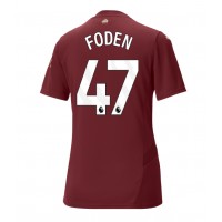 Maglie da calcio Manchester City Phil Foden #47 Terza Maglia Femminile 2024-25 Manica Corta